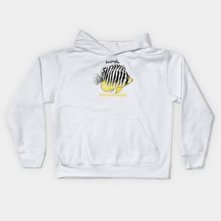 Multibarred Angelfish Kids Hoodie